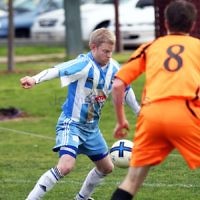 24-7-11. North Caulfield Maccabi v Nunawading City. Photo: Peter Haskin