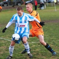 24-7-11. North Caulfield Maccabi v Nunawading City. Photo: Peter Haskin