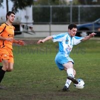 24-7-11. North Caulfield Maccabi v Nunawading City. Photo: Peter Haskin