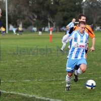 24-7-11. North Caulfield Maccabi v Nunawading City. Photo: Peter Haskin