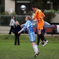 24-7-11. North Caulfield Maccabi v Nunawading City. Photo: Peter Haskin