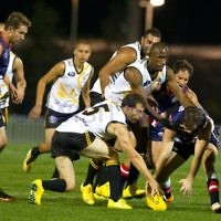 13-8-11. AFL International Cup, Blacktown, Sydney. Peace Team v USA. Photo: Ofer Levy 13-8-11. AFL International Cup, Blacktown, Sydney. Peace Team v USA. Photo: Ofer Levy