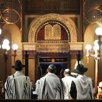 14-8-11. Induction of Rabbi Yaakov Glasman as Chief Minister of St Kilda Hebew Congregation. Photo: Peter Haskin