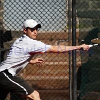20-8-11. Maccabi Tennis pennant finals. Paul Arber. Photo: Peter Haskin
