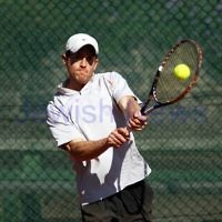 20-8-11. Maccabi Tennis pennant finals. Paul Arber. Photo: Peter Haskin