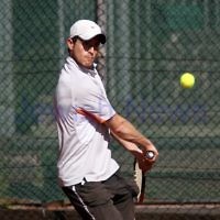 20-8-11. Maccabi Tennis pennant finals. Paul Arber. Photo: Peter Haskin