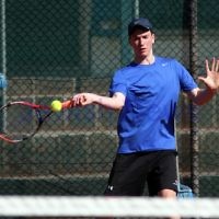 20-8-11. Maccabi Tennis pennant finals. Luke Goldberg. Photo: Peter Haskin
