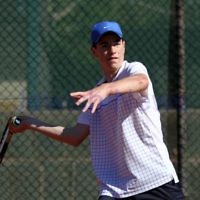 20-8-11. Maccabi Tennis pennant finals. Liam Goldberg. Photo: Peter Haskin