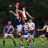 27-8-11. AJAX v Old Essendon. Photo: Peter Haskin