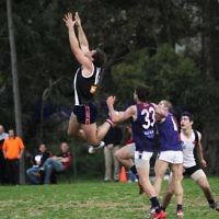 27-8-11. AJAX v Old Essendon. Jason Seidl. Photo: Peter Haskin