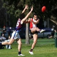 27-8-11. AJAX v Old Essendon. Photo: Peter Haskin