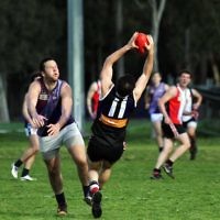 27-8-11. AJAX v Old Essendon. Photo: Peter Haskin