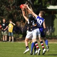 28-8-11. AJAX U 11 Comets grand final v East Malvern. Photo: Peter Haskin 28-8-11. AJAX U 11 Comets grand final v East Malvern. Photo: Peter Haskin