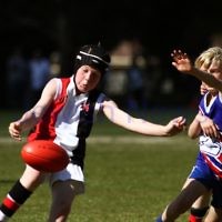 28-8-11. AJAX U 11 Comets grand final v East Malvern. Photo: Peter Haskin 28-8-11. AJAX U 11 Comets grand final v East Malvern. Photo: Peter Haskin