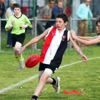 28-8-11. AJAX Under 12 Jets premiers 2011, defeating Mordialloc Braeside. Photo: Peter Haskin 28-8-11. AJAX Under 12 Jets premiers 2011, defeating Mordialloc Braeside. Photo: Peter Haskin
