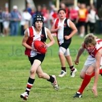 28-8-11. AJAX Under 12 Jets premiers 2011, defeating Mordialloc Braeside. Photo: Peter Haskin 28-8-11. AJAX Under 12 Jets premiers 2011, defeating Mordialloc Braeside. Photo: Peter Haskin
