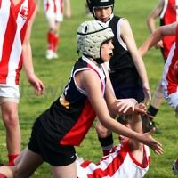 28-8-11. AJAX Under 12 Jets premiers 2011, defeating Mordialloc Braeside. Photo: Peter Haskin 28-8-11. AJAX Under 12 Jets premiers 2011, defeating Mordialloc Braeside. Photo: Peter Haskin