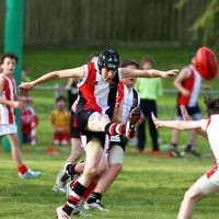 28-8-11. AJAX Under 12 Jets premiers 2011, defeating Mordialloc Braeside. Photo: Peter Haskin 28-8-11. AJAX Under 12 Jets premiers 2011, defeating Mordialloc Braeside. Photo: Peter Haskin