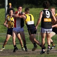 AJAX v Werribee. Second semi final. 3-9-11. Photo: Peter Haskin
