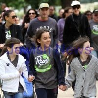 4-12-11. Jewish Aid Australia held there Run for Change day around Melbourne's Botanical Gardens to raise money for creating social change. Photo: Peter Haskin