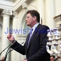 Chanukah at Queens Hall, Parliament House 2011. Ted Baillieu. Photo: Peter Haskin