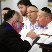11-1-12. Sir Zelman Cowen Shloshim. St Kilda Hebrew Congregation. Photo: Peter haskin