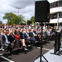 18 March 2012. Opening of the Lamm Jewish Library of Australia. Photo: Peter Haskin