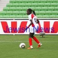 17-2-12. Girls with Heart exhibition match at AAMI Park. Photo: Peter Haskin