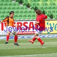 17-2-12. Girls with Heart exhibition match at AAMI Park. Photo: Peter Haskin