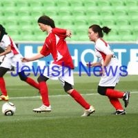 17-2-12. Girls with Heart exhibition match at AAMI Park. Photo: Peter Haskin