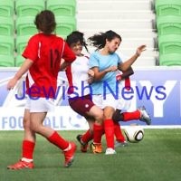 17-2-12. Girls with Heart exhibition match at AAMI Park. Photo: Peter Haskin