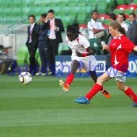 17-2-12. Girls with Heart exhibition match at AAMI Park. Photo: Peter Haskin