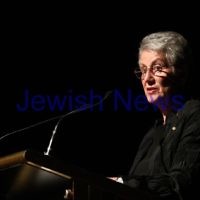 Yom Hashoah 2012. Robert Blackwood Hall, Monash University. Nina Bassat. Photo: Peter Haskin
