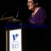 Yom Hashoah 2012. Robert Blackwood Hall, Monash University. Lena Fiszman.  Photo: Peter Haskin