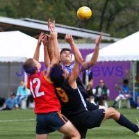 25-3-12. Unity Cup 2012. Mt Scopus v Adelaide. Photo: Peter Haskin 25-3-12. Unity Cup 2012. Mt Scopus v Adelaide. Photo: Peter Haskin