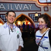 Yom Ha atzmaut 2012 at Luna Park, St Kilda. Photo: Peter Haskin