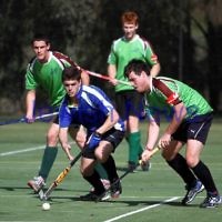 29-4-12. Maccabi Hocky Club v Ballarat. Photo: Peter Haskin 29-4-12. Maccabi Hocky Club v Ballarat. Photo: Peter Haskin