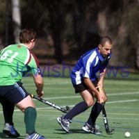 29-4-12. Maccabi Hocky Club v Ballarat. Photo: Peter Haskin 29-4-12. Maccabi Hocky Club v Ballarat. Photo: Peter Haskin