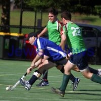 29-4-12. Maccabi Hocky Club v Ballarat. Photo: Peter Haskin 29-4-12. Maccabi Hocky Club v Ballarat. Photo: Peter Haskin