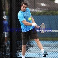 Maccabi Tennis pennent . 26-5-12. Paul Arber. Photo: Peter Haskin