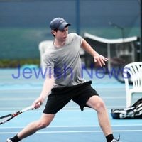 Maccabi Tennis pennent . 26-5-12. Luke Goldberg. Photo: Peter Haskin