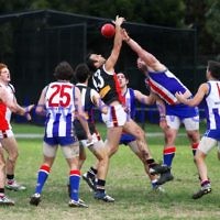 AJAX v Oakleigh. 26-5-12. Photo: Peter Haskin AJAX v Oakleigh. 26-5-12. Photo: Peter Haskin