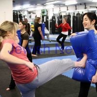 11-6-12. Krav Maga women's session. Photo: Peter Haskin 11-6-12. Krav Maga women's session. Photo: Peter Haskin