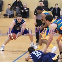 1-7-12. Maccabi Warriors basketball v Mornington. Dean Rzechta. Photo: Peter Haskin 1-7-12. Maccabi Warriors basketball v Mornington. Dean Rzechta. Photo: Peter Haskin