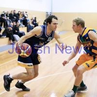 1-7-12. Maccabi Warriors basketball v Mornington. Jason Conway. Photo: Peter Haskin 1-7-12. Maccabi Warriors basketball v Mornington. Jason Conway. Photo: Peter Haskin