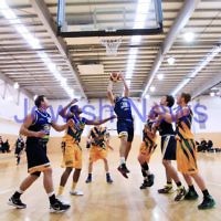 1-7-12. Maccabi Warriors basketball v Mornington. Photo: Peter Haskin 1-7-12. Maccabi Warriors basketball v Mornington. Photo: Peter Haskin