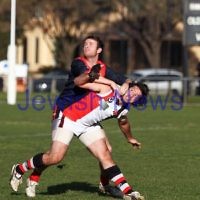 21-7-212. AJAX v Old Brighton at Brighton Beach Oval. Photo: Peter Haskin 21-7-212. AJAX v Old Brighton at Brighton Beach Oval. Photo: Peter Haskin