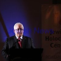 26-7-12. Federal member for Melbourne Ports Michael Danby speaks at the Jewish Holocaust Museum and Research Centre where the government pledged $500,000 for Auschwitz rememberence. Photo: Peter Haskin 26-7-12. Federal member for Melbourne Ports Michael Danby speaks at the Jewish Holocaust Museum and Research Centre where the government pledged $500,000 for Auschwitz rememberence. Photo: Peter Haskin