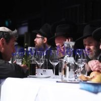 30-7-12. Melbourne Siyum at Docklands. More than 1000 people attended the Melbourne Siyum which happens every 7 1/2 yrs after the completion of studying the Talmud. Photo: Peter Haskin