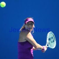 Australian Open Day 2. January 15. Round 1. Shahar Peer (ISR) def Alexandra Panova (RUS) 6-4 1-6 6-3. Photo: Peter Haskin